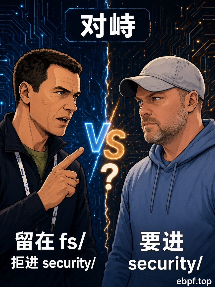 对峙：Alexei 留在 fs/，Paul 要进 security/